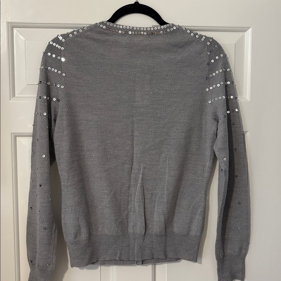 Banana Republic Silver Sequin Sweater - Picture 5 of 5